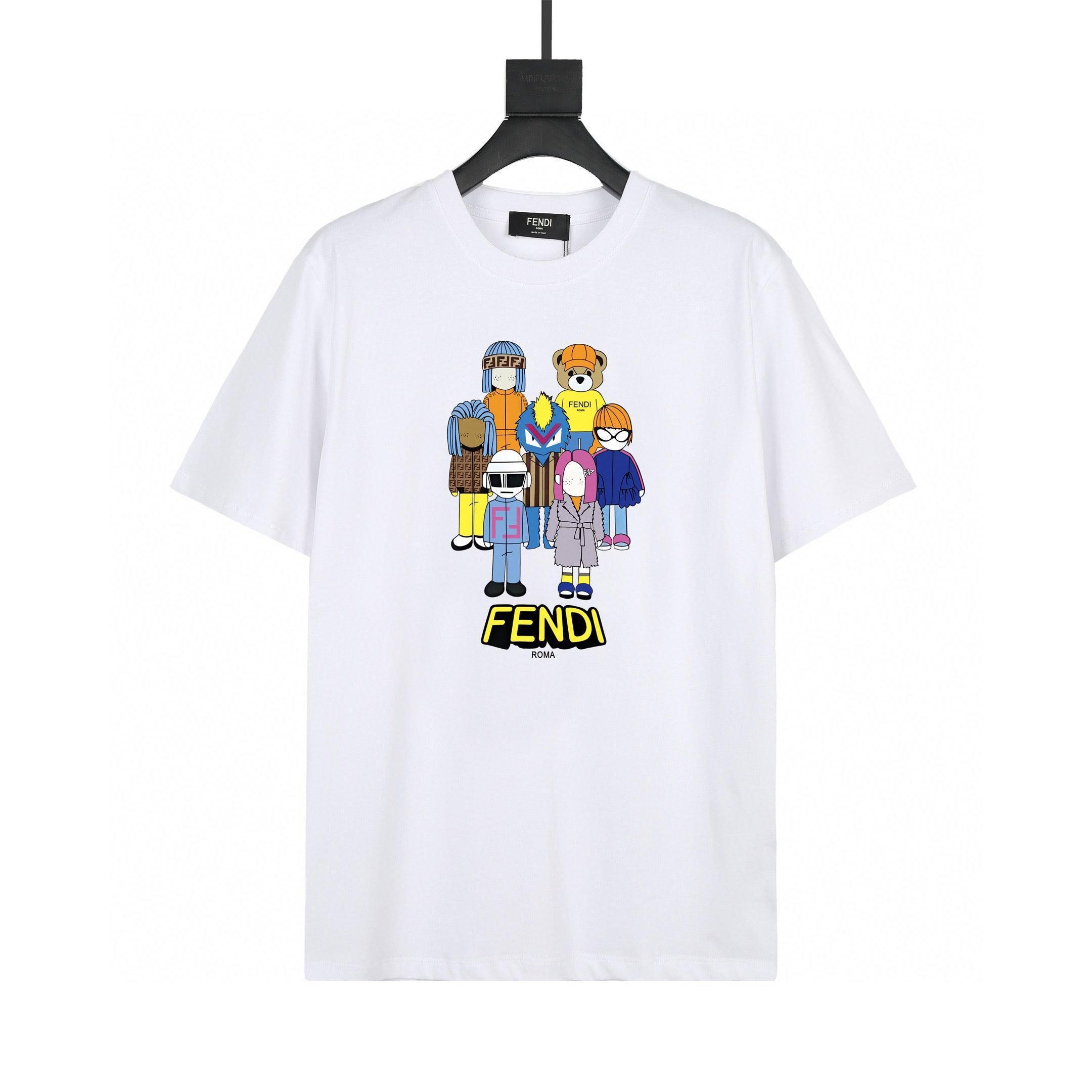 Fendi T-Shirt without Collar 'White' Banlieue91