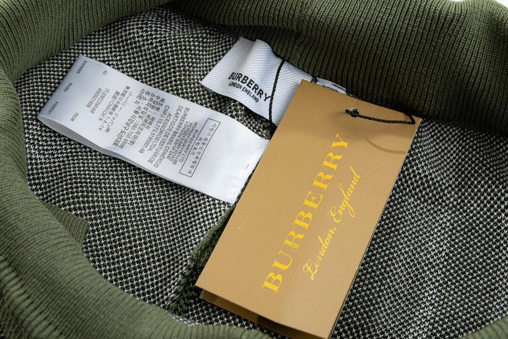 Burberry Men's Striped Cotton Knit Basketball Shorts 'Green' Banlieue91
