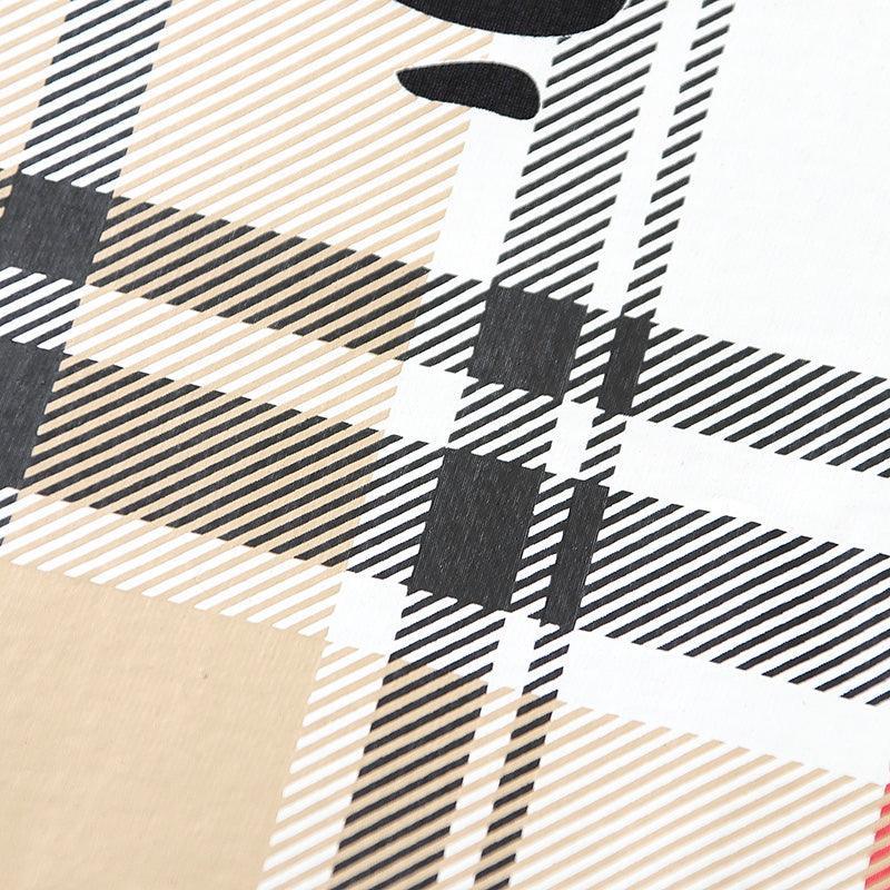 Bathing Ape Check by Bathing Tee Black/Beige Banlieue91