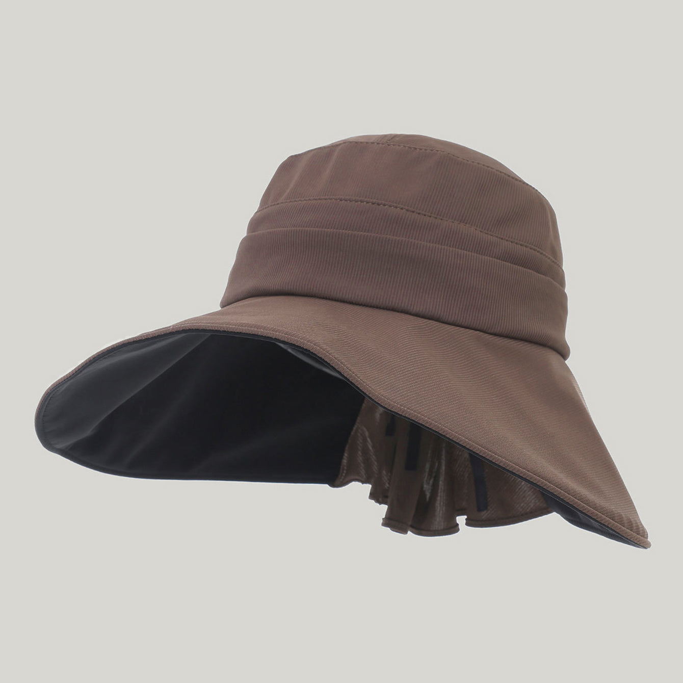 Women's Wide-Brim Striped Sun Hat | Lightweight Outdoor UV Protection FitiqueFit