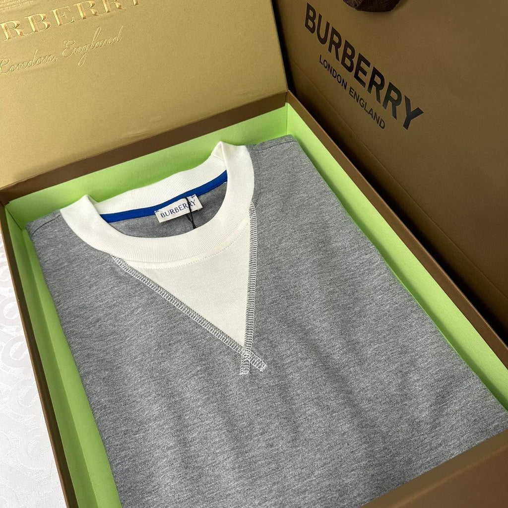 Burberry T-Shirt Without Collar 'Grey' Banlieue91