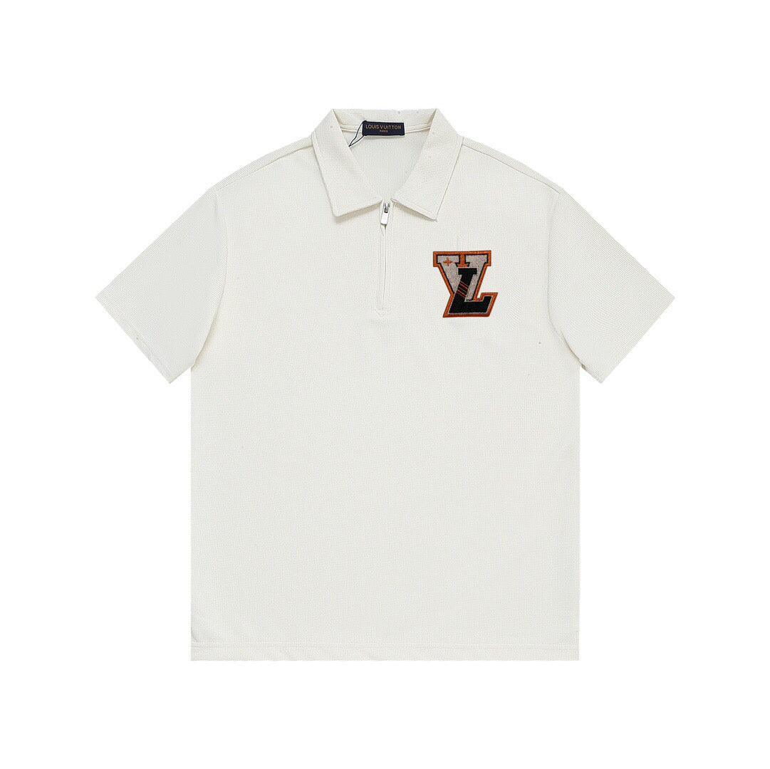 Louis Vuitton White T-Shirt with Collar Banlieue91
