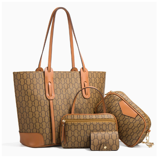 Four-Piece Mother-Daughter Bag Set (One Set) Pi-Mart