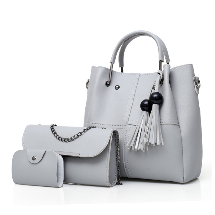 3-Piece Tassel Mother-Daughter Bag Set Pi-Mart