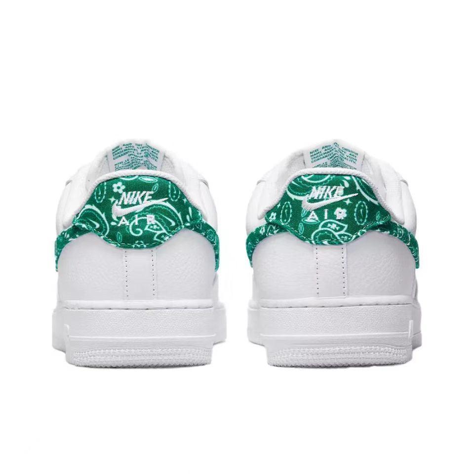 Nike Air Force 1 'Essential White/Green Paisley' Banlieue91