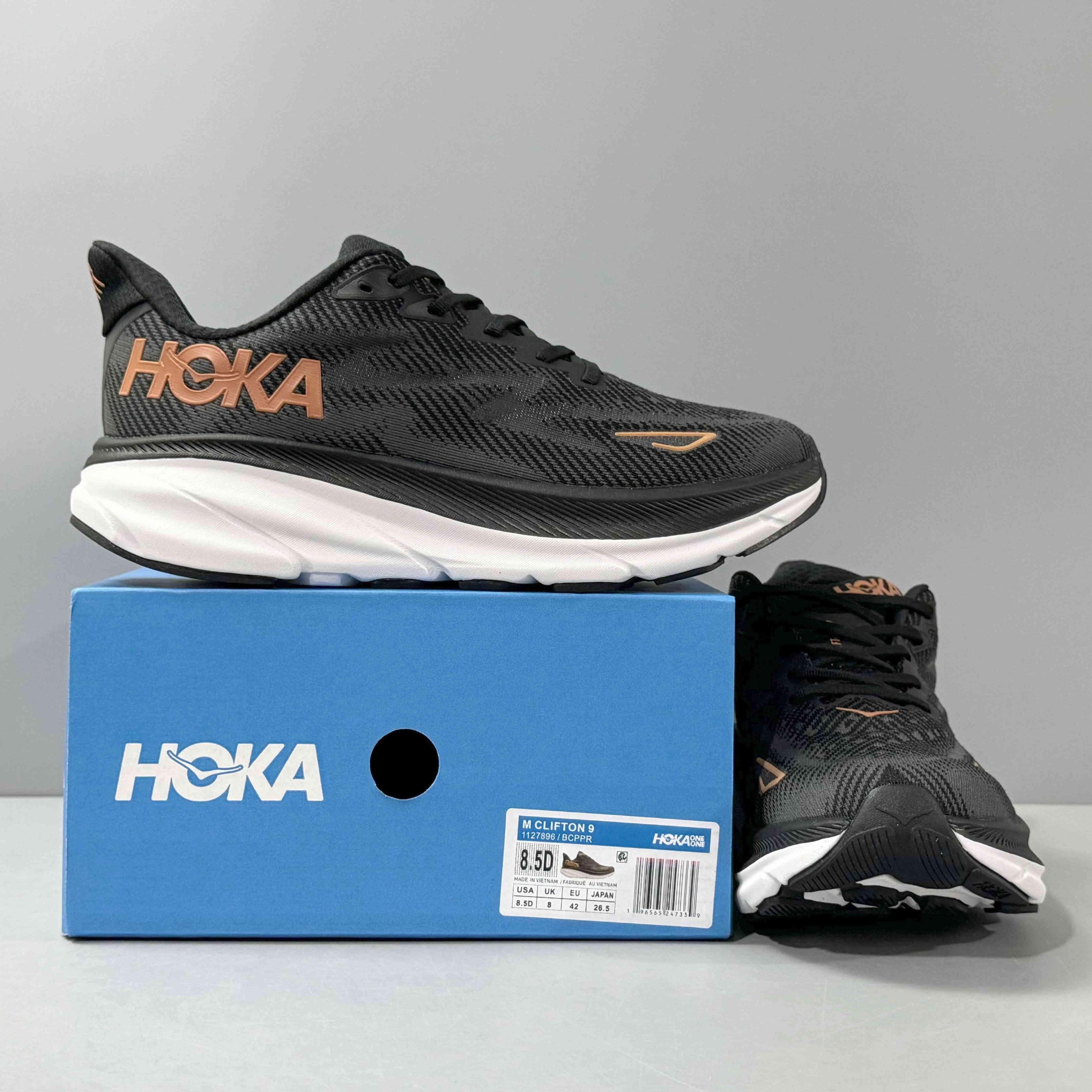 Hoka One One Clifton 9 'Black Copper' Banlieue91