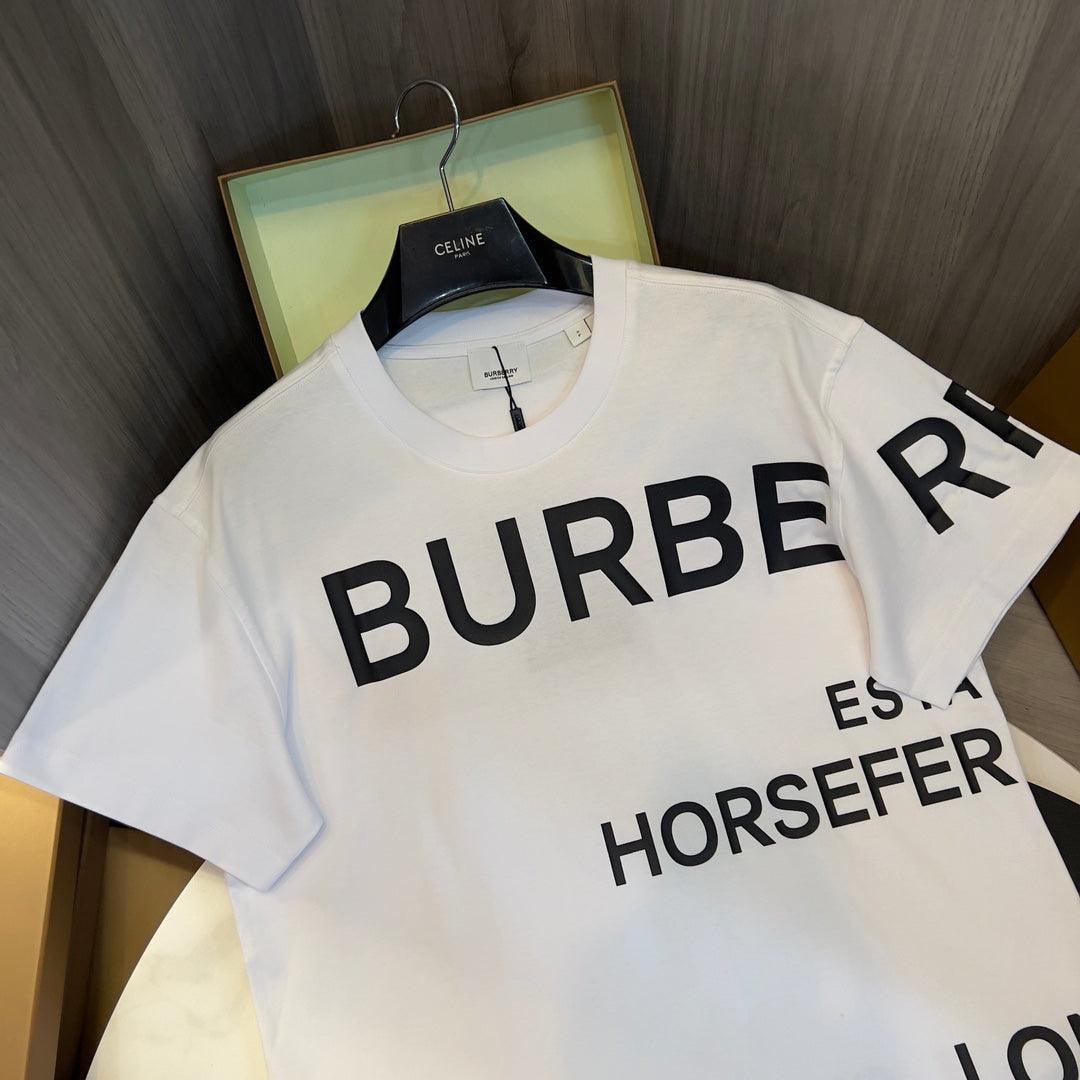 Burberry White T-Shirt Without Collar Banlieue91