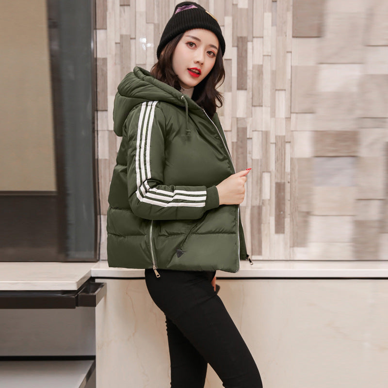 Winter Women Short Down Cotton Jacket FLIPSTYLEZLLC