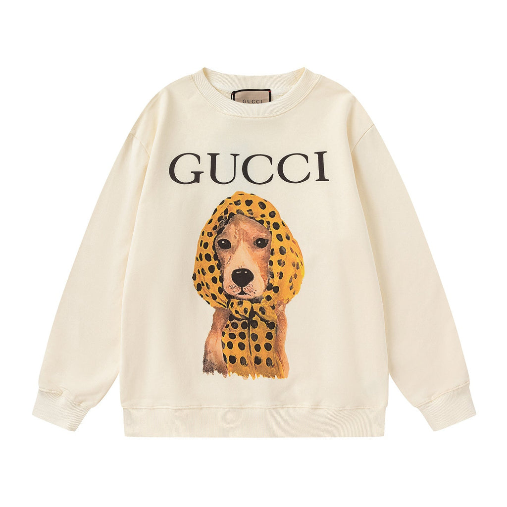 GUCCI Beige Cotton Jersey Sweatshirt New & Authentic Banlieue91