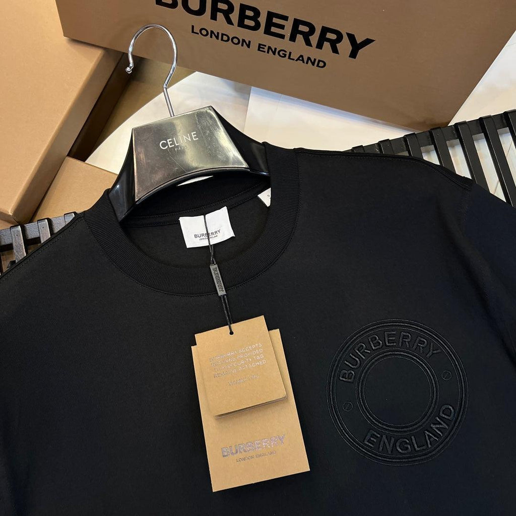 Burberry T-Shirt Without Collar 'Black' Banlieue91