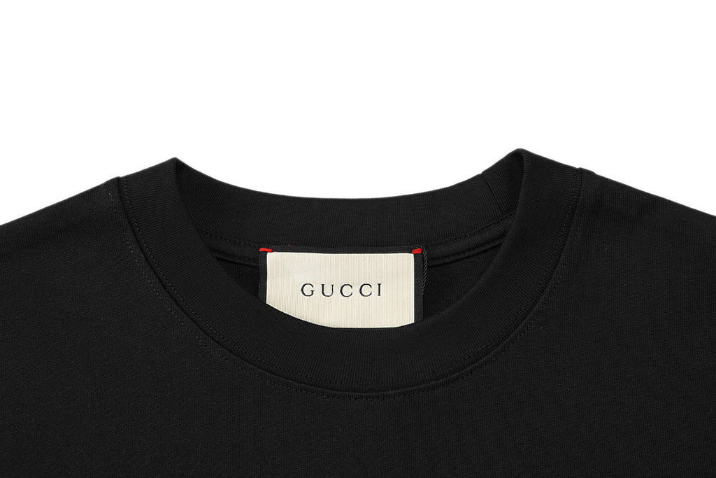 Gucci T-Shirt Without Collar 'Black'