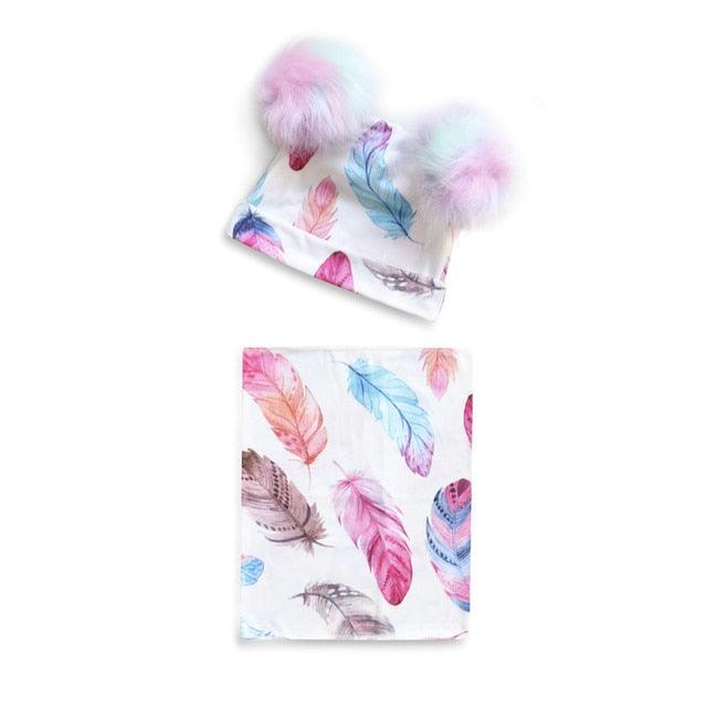 Baby Cotton Hat  Autumn Winter Children Scarf Hat Sets  Bowknot Ear Baby Girl Boy Warm Beanies Cap Neck Warmer Scarf Fleece Balaclava Hood Ski Mask Cold Weather Face Mask Neck Warmer Winter Nose Warmer Stevvex