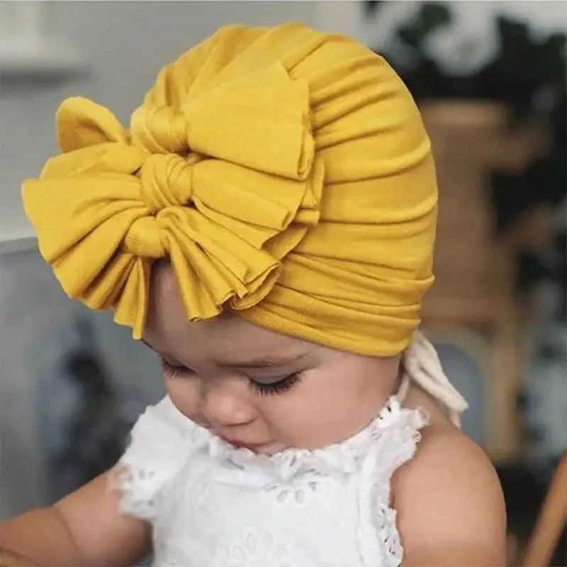 Baby Hat For Kids Bows Baby Girl Boy Bonnet Beanie Cap Toddlers Girls Hat Children Stevvex