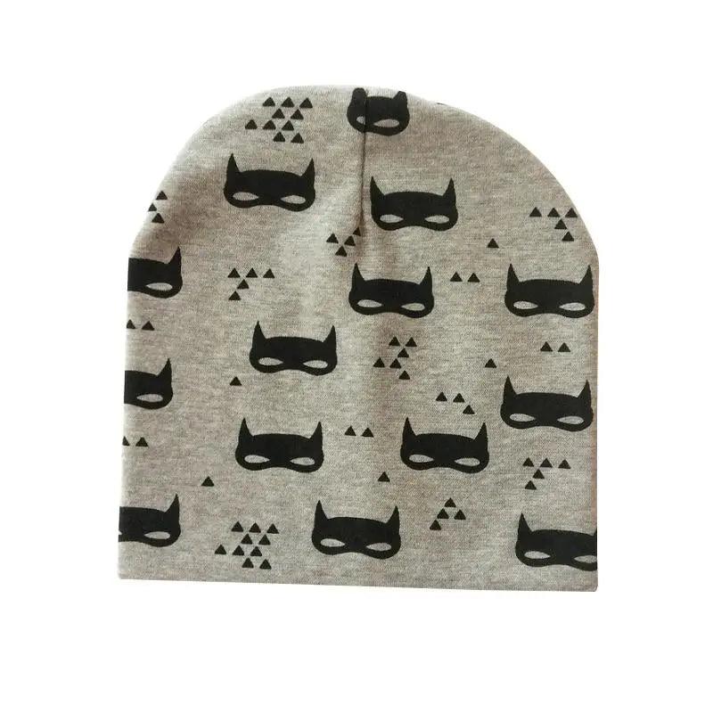 Baby Knit Cotton Cartoon Printed Baby Caps For Boys And Girls For Autumn And Winter Soft And Warm Cap Stevvex