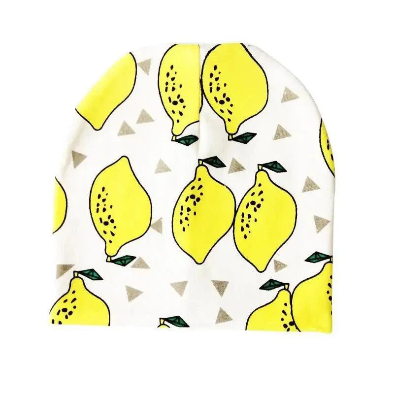 Baby Knit Cotton Cartoon Printed Baby Caps For Boys And Girls For Autumn And Winter Soft And Warm Cap Stevvex