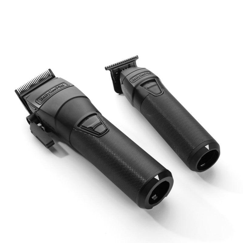 BaBylissPRO® FXONE BlackFX Clipper & Trimmer Prepack FX1CTMBTO with FREE Dual Charger+Batteries