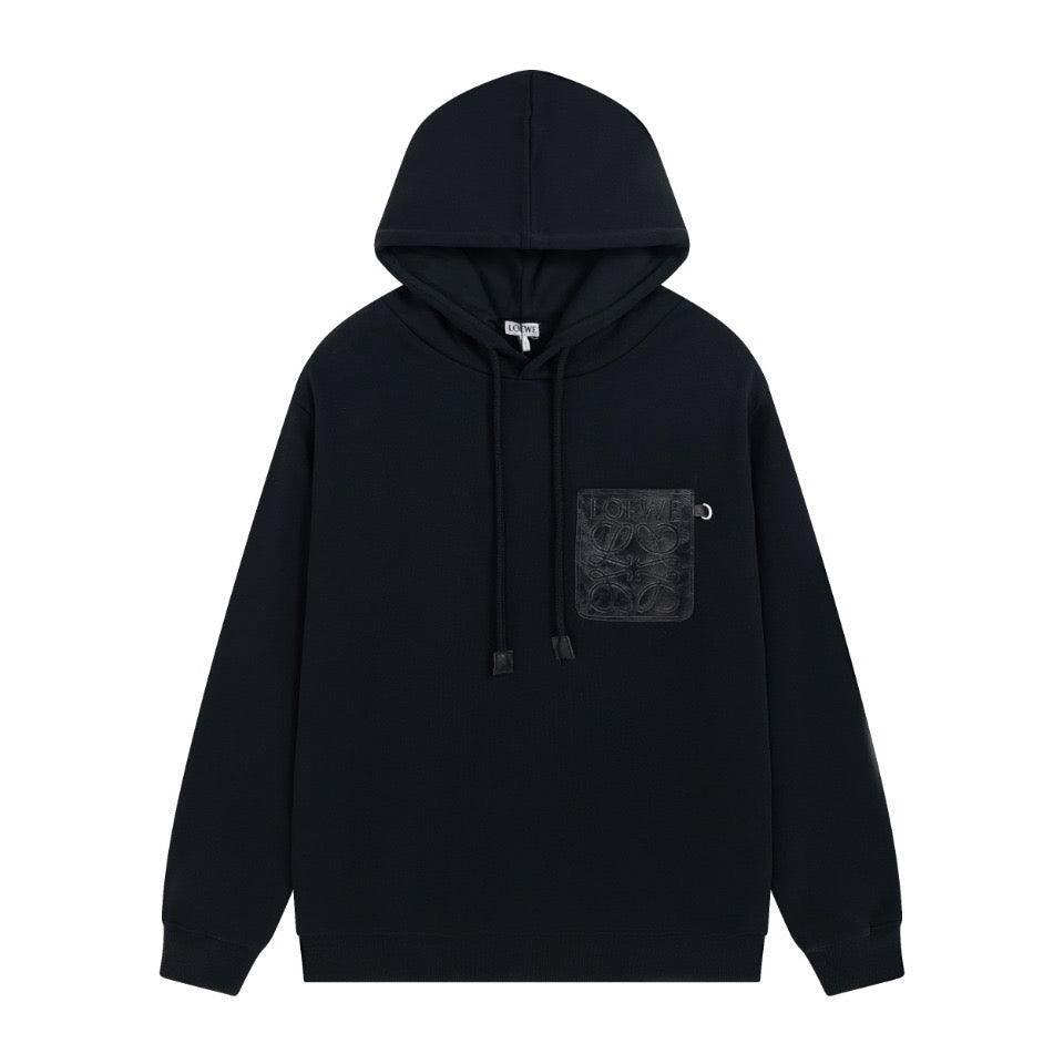 Loewe Relaxed fit hoodie in Cotton 'Black' Banlieue91
