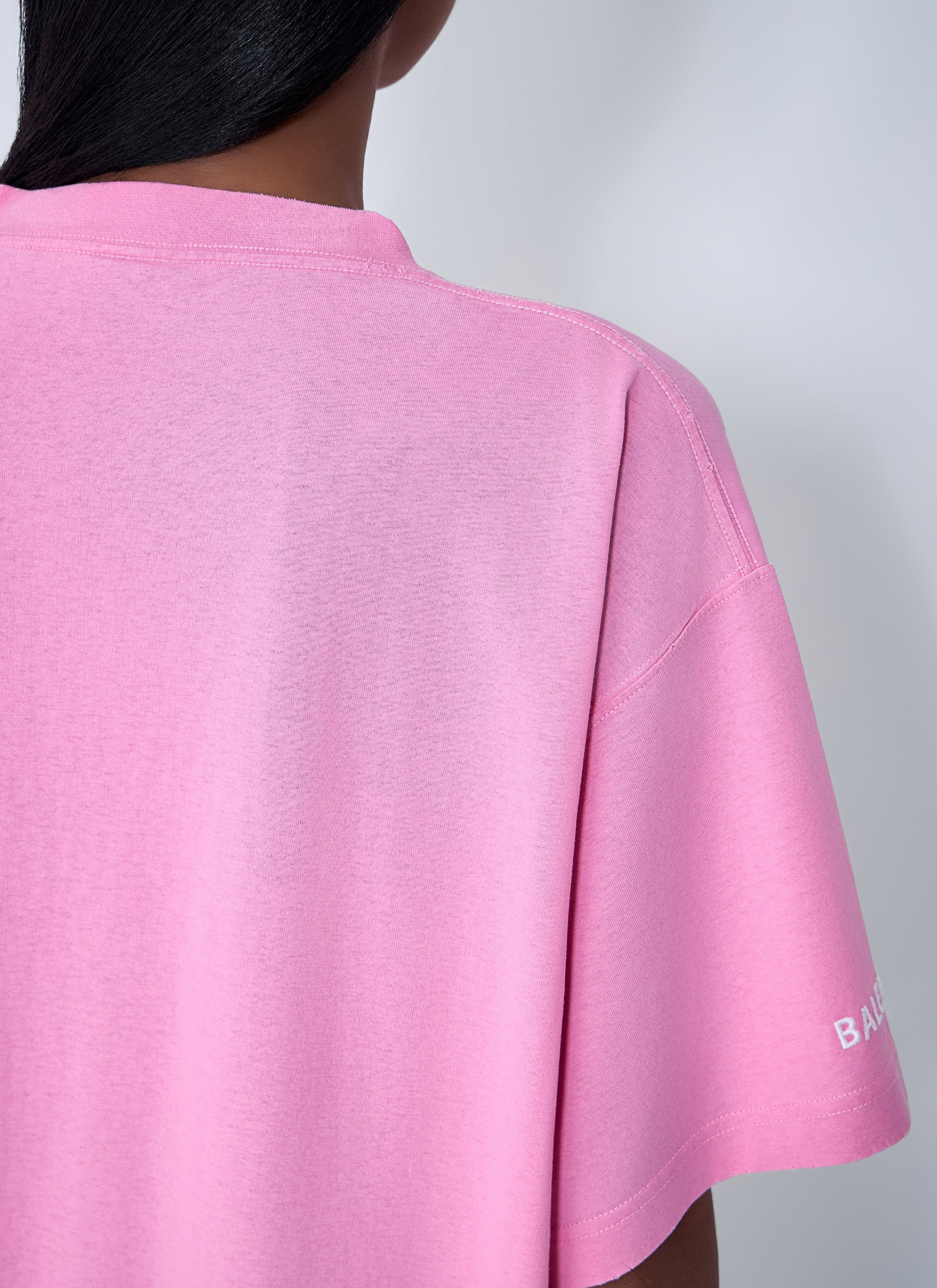 Balenciaga Women Logo Motif T-Shirt