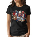 Baseball Mama T-Shirt Travel Team Sports Graphic Tee 100% Cotton