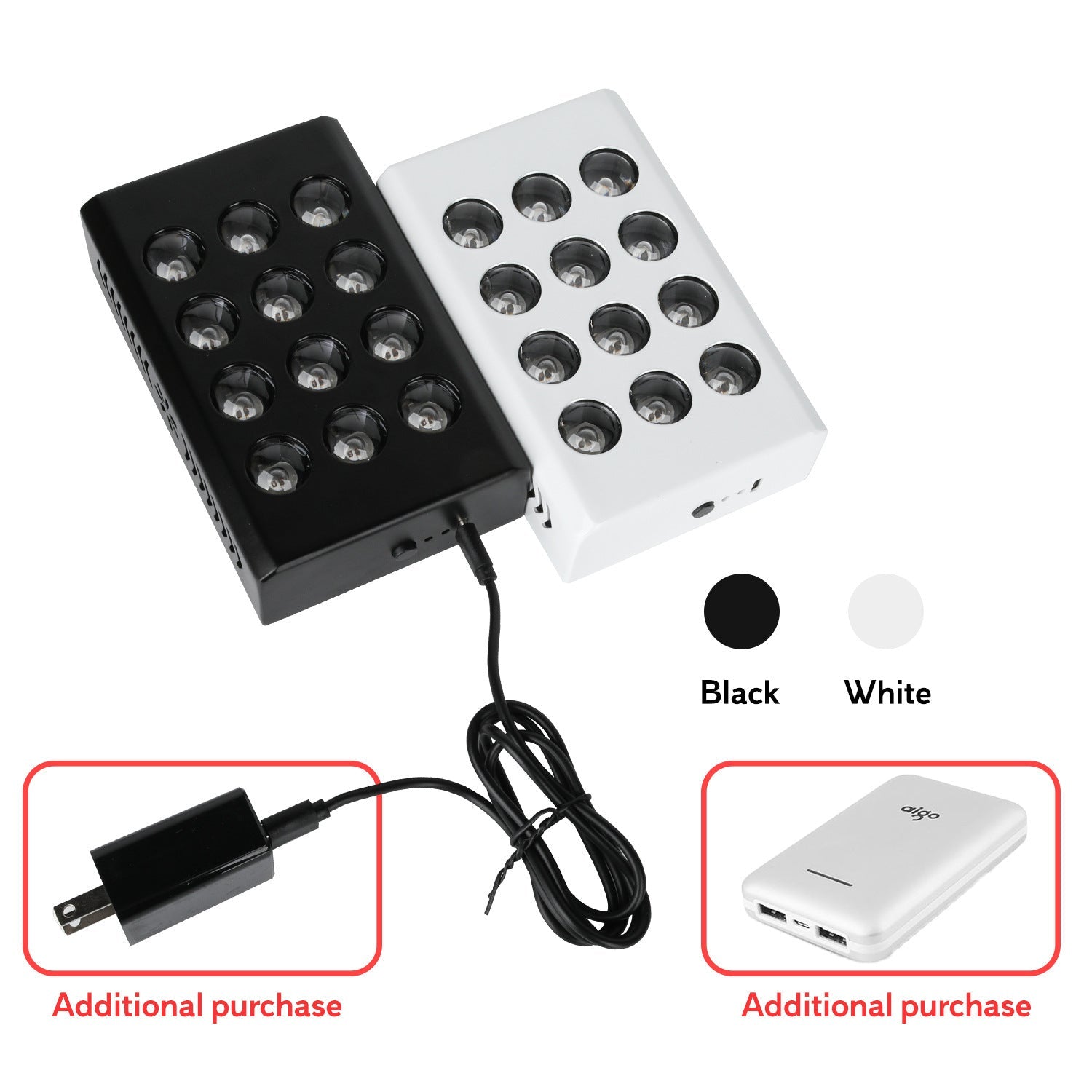 Built In Rechargeable Portable Beauty Therapy Lamp