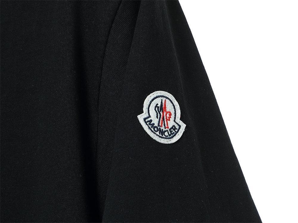 Moncler T-Shirt Without Collar 'Black' Banlieue91