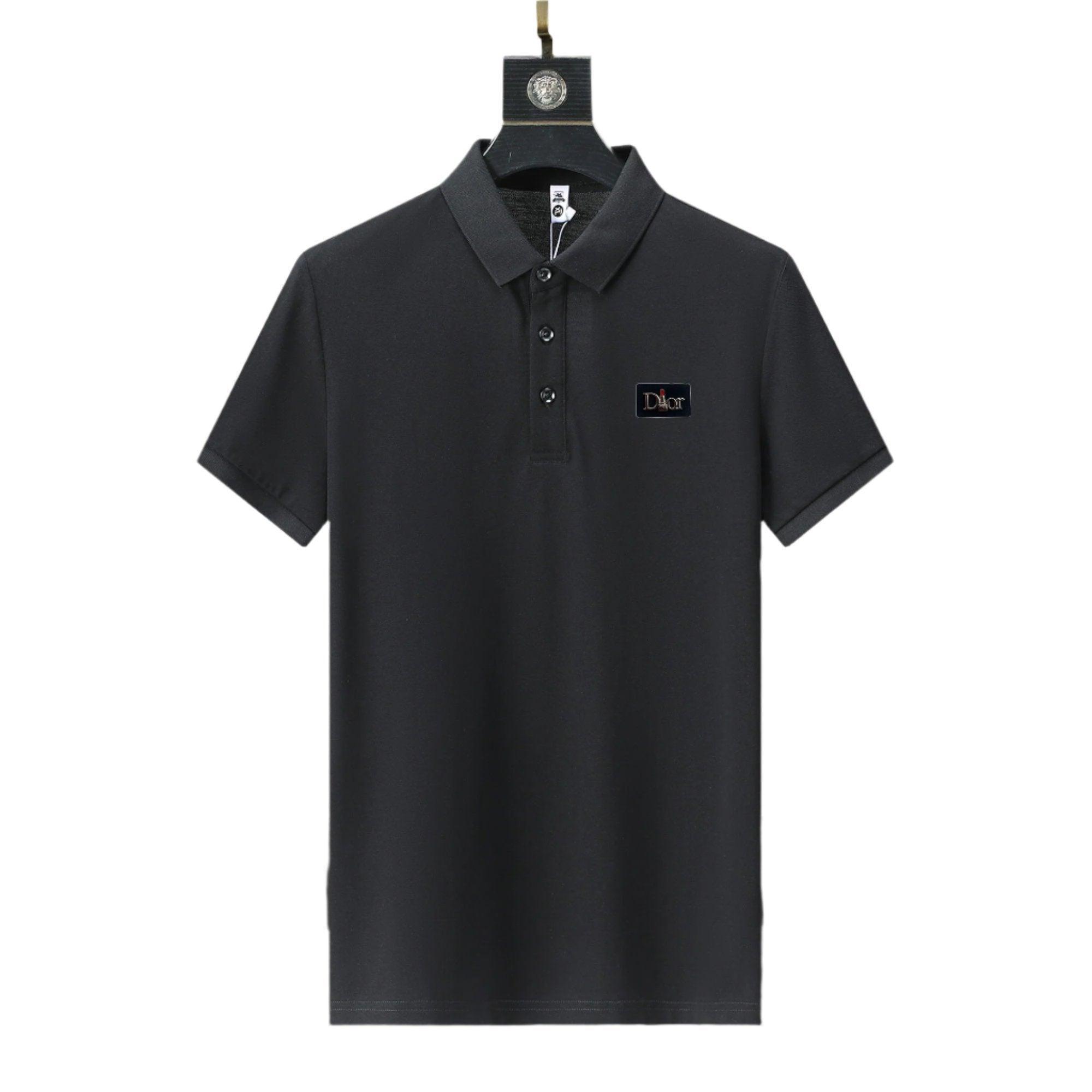Dior Black T-Shirt With Collar Banlieue91