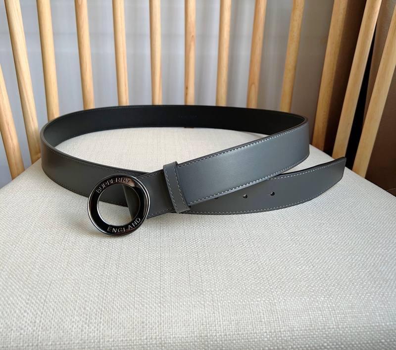 Burberry Leather Vintage Belt 'Grey' Banlieue91