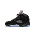 Air Jordan Retro 5 Black Metallic Silver Banlieue91