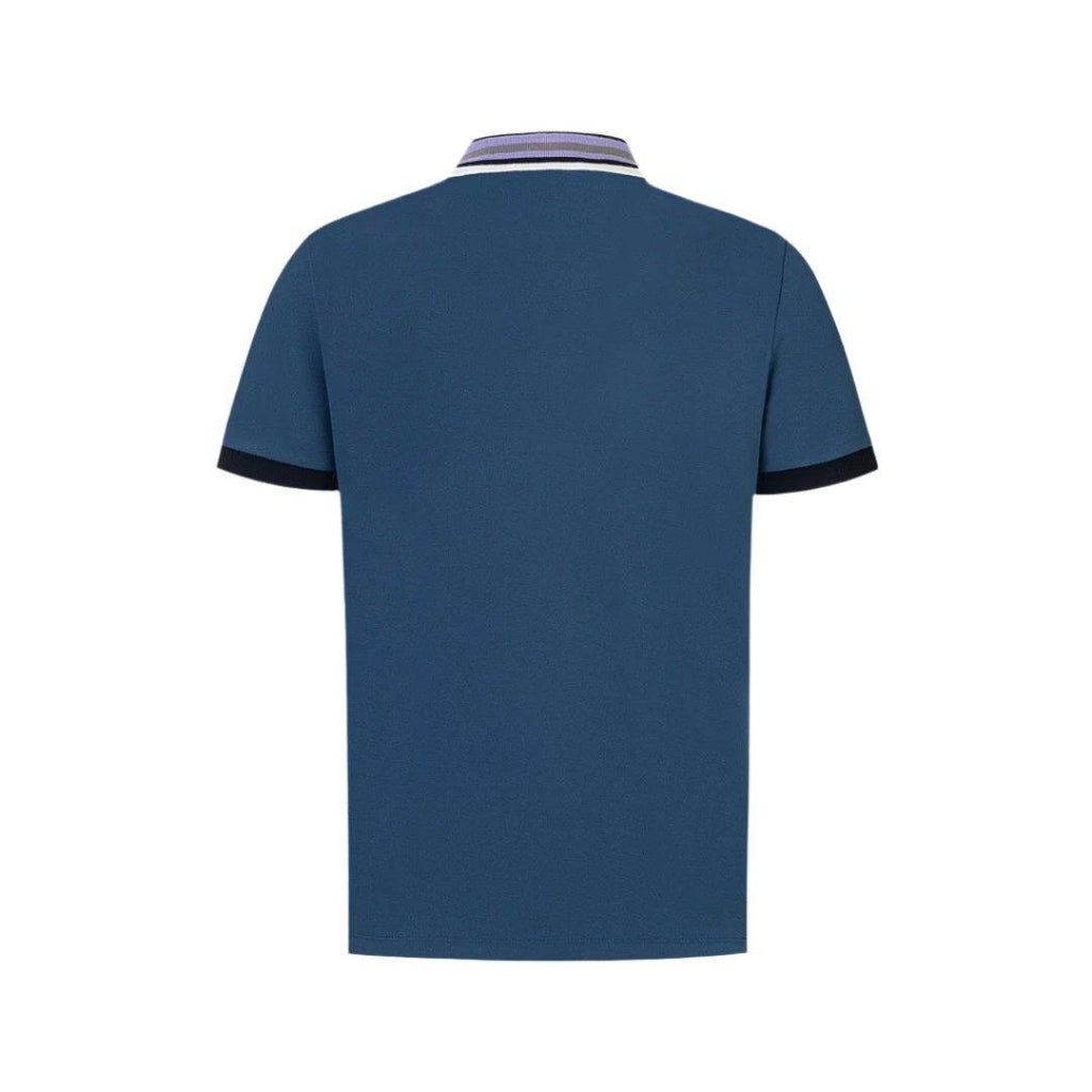 Gucci Navy Blue T-shirt with a collar Banlieue91