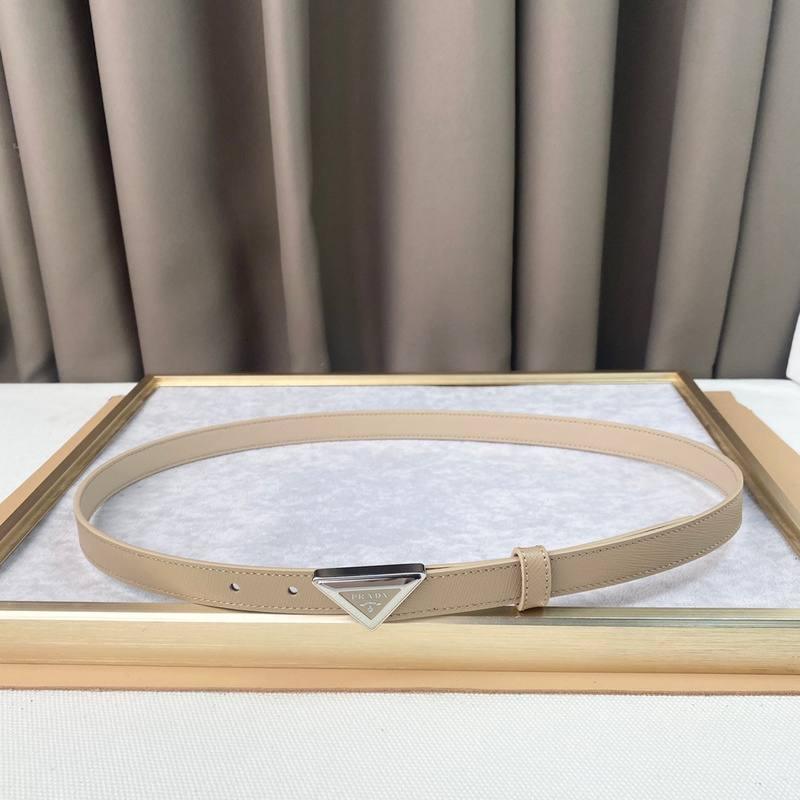 Prada Saffiano leather belt 'Sand Beige' Banlieue91