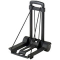 Foldable Trolly Dolly Cart - Carry up to 65 Lbs. (Black)