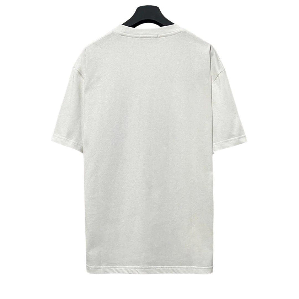 Balenciaga Cream T-Shirt Without Collar Banlieue91