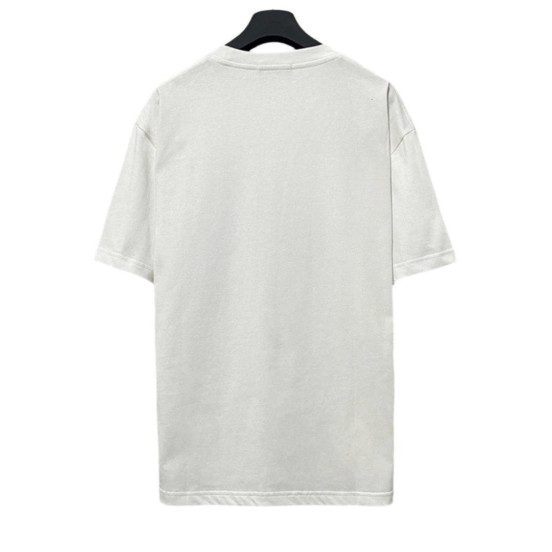 Balenciaga Cream T-Shirt Without Collar Banlieue91