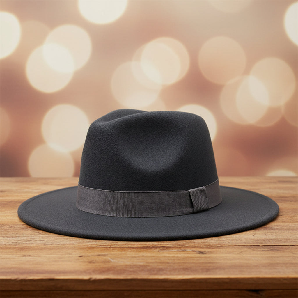 Wide Brim Bell Crown Wool Hat – Unisex Sun & Warmth Hat FitiqueFit