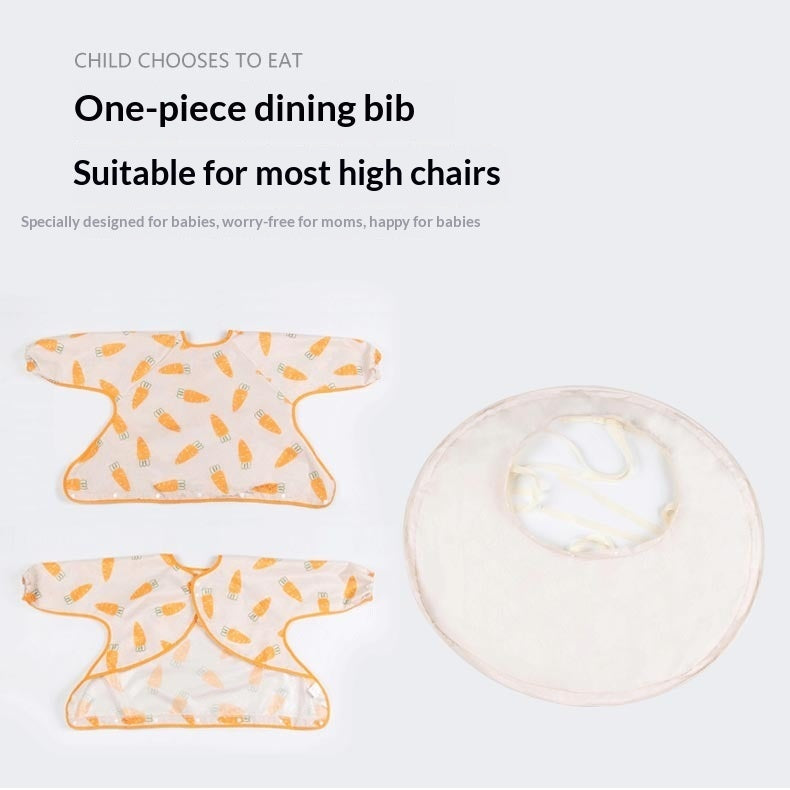 All-in-one Anti-dirt Bib For Baby Dining Tables Baby Joy