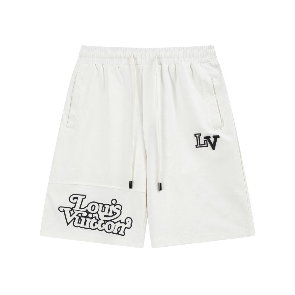 Louis Vuitton Sport Short Pant 'White/Black' Banlieue91