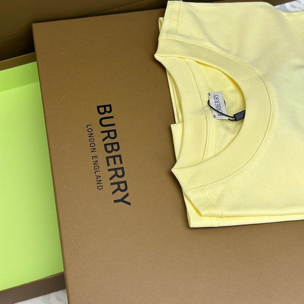 Burberry Yellow T-Shirt Without Collar Banlieue91