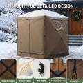All Weather Proof 12x12 Pop Up Canopy UV Blocking Mesh