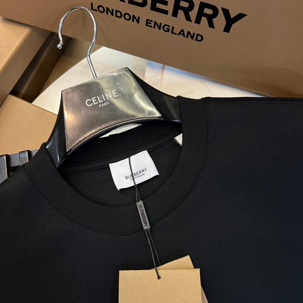 Burberry T-Shirt Without Collar 'Black' Banlieue91