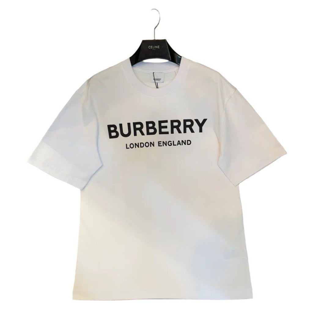 Burberry T-Shirt Without Collar 'White & Black' Banlieue91