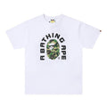 Bathing Ape White T-Shirt without Collar Banlieue91