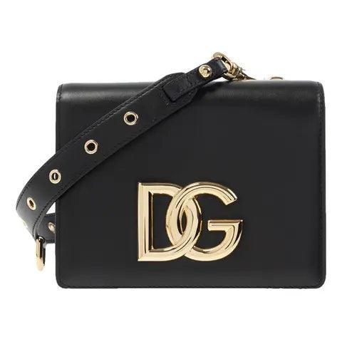 Dolce & Gabbana Calfskin 3.5 Crossbody Bag Black Banlieue91