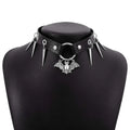 Black Leather Jewelry Personalized Punk Snake Necklace