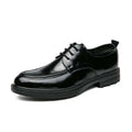 Black Patent Horsebit Loafers Male Fashion Formal Wear