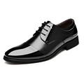 Black Patent Leather Men’s Shoes Business Dress