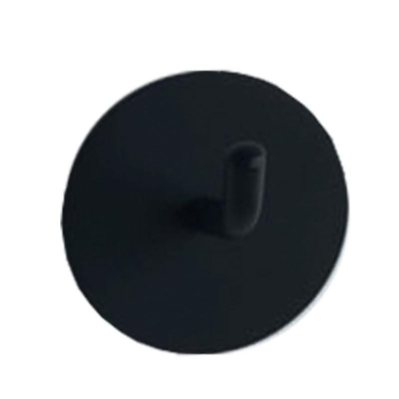 Black Robe Hook Wall Hook Towel Hook for Bathroom Stainless Steel Coat Hook Rustproof Hook Hanger for Kitchen Hardware Stainless Steel Hooks Waterproof and Oilproof Bathroom Kitchen Self Adhesive Hooks for Hanging Coat Hat Towel Stevvex