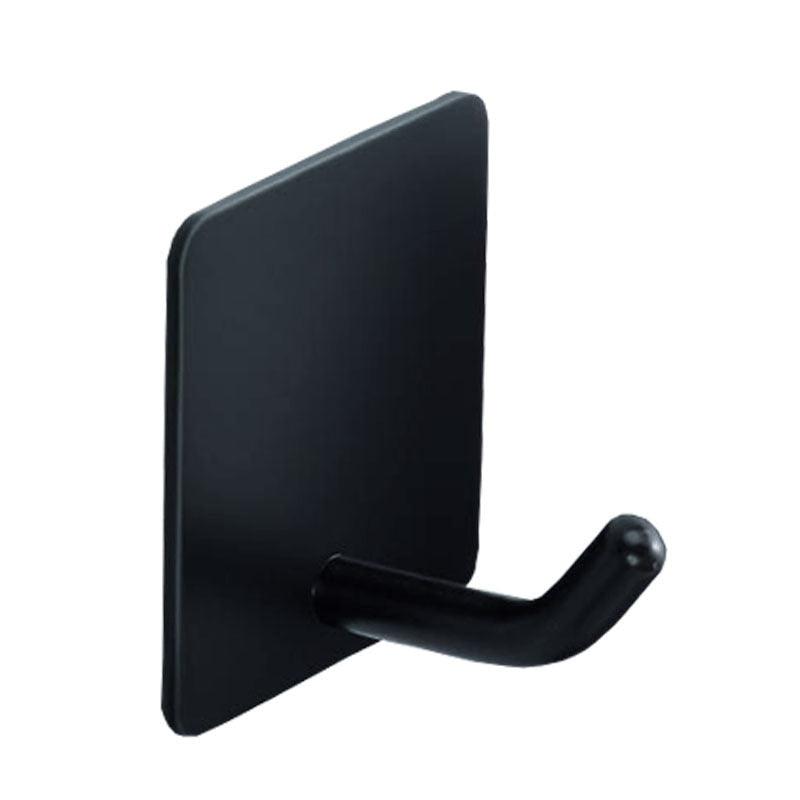 Black Robe Hook Wall Hook Towel Hook for Bathroom Stainless Steel Coat Hook Rustproof Hook Hanger for Kitchen Hardware Stainless Steel Hooks Waterproof and Oilproof Bathroom Kitchen Self Adhesive Hooks for Hanging Coat Hat Towel Stevvex