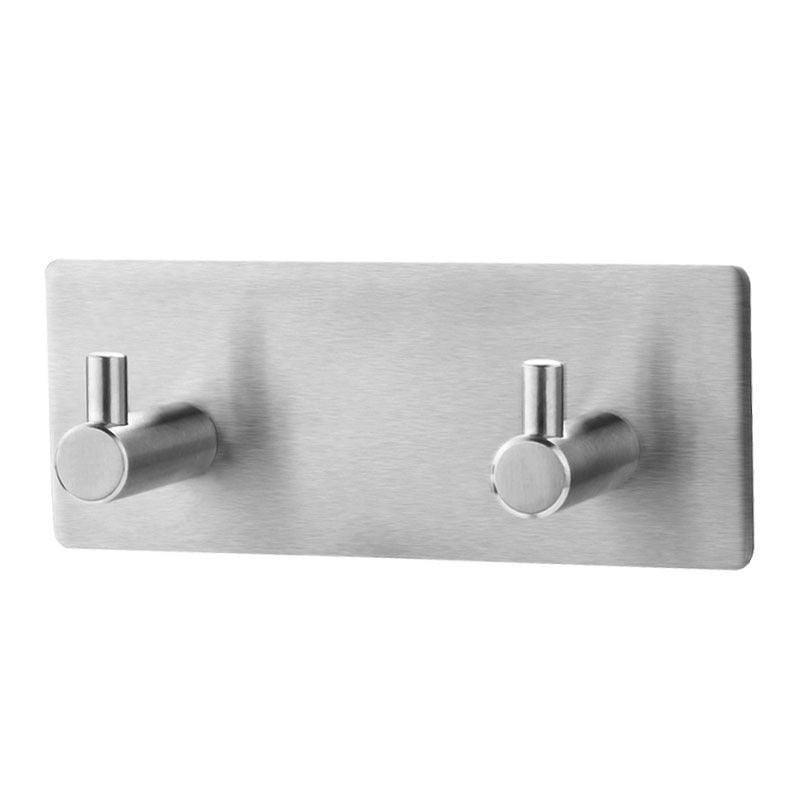 Black Robe Hook Wall Hook Towel Hook for Bathroom Stainless Steel Coat Hook Rustproof Hook Hanger for Kitchen Hardware Stainless Steel Hooks Waterproof and Oilproof Bathroom Kitchen Self Adhesive Hooks for Hanging Coat Hat Towel Stevvex