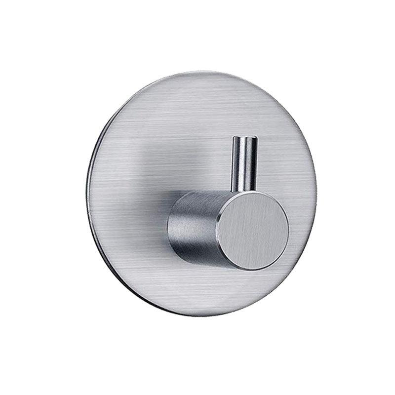 Black Robe Hook Wall Hook Towel Hook for Bathroom Stainless Steel Coat Hook Rustproof Hook Hanger for Kitchen Hardware Stainless Steel Hooks Waterproof and Oilproof Bathroom Kitchen Self Adhesive Hooks for Hanging Coat Hat Towel Stevvex