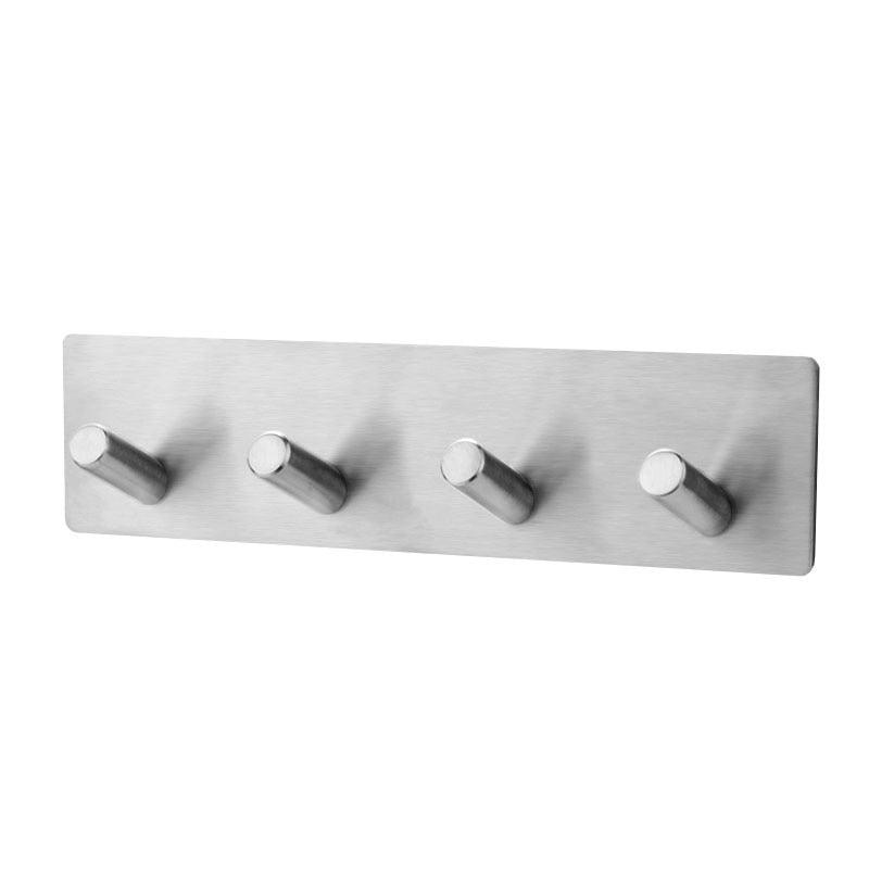 Black Robe Hook Wall Hook Towel Hook for Bathroom Stainless Steel Coat Hook Rustproof Hook Hanger for Kitchen Hardware Stainless Steel Hooks Waterproof and Oilproof Bathroom Kitchen Self Adhesive Hooks for Hanging Coat Hat Towel Stevvex